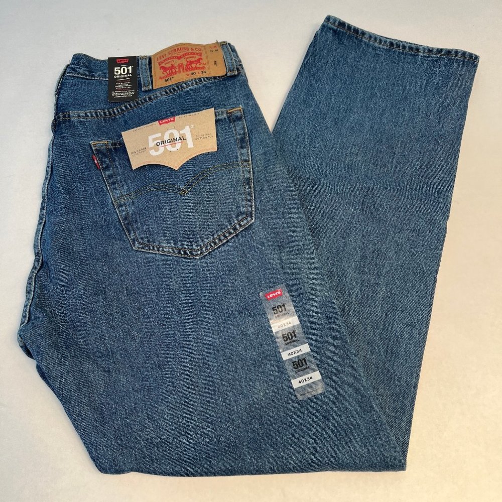 Levi's Original Fit 501 Medium Stone Wash
